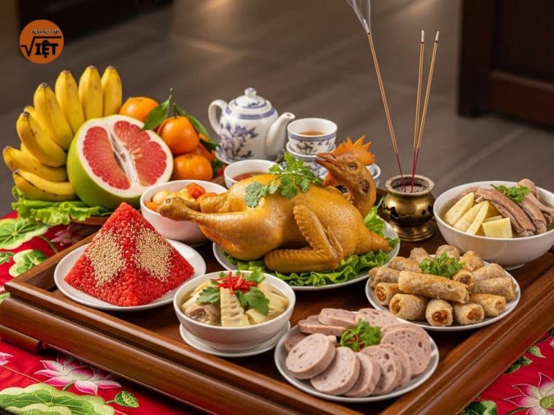 lễ vật cúng gia tiên thần linh trong tháng 7