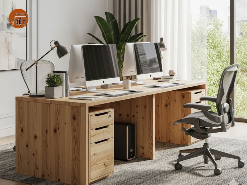 nội thắt phòng làm việc cho căn hộ nhỏ
