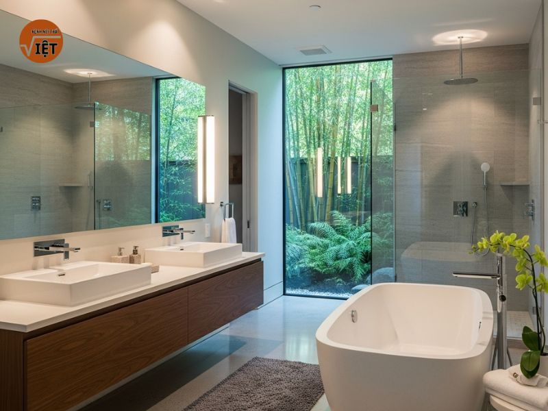 Hình ảnh phòng tắm hiện đại tại nhà