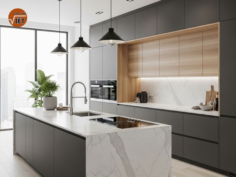 hình ảnh phòng bếp hiện đại