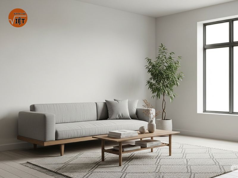 hình ảnh phòng khách theo phong cách Minimalist