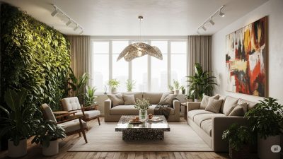 thiết kế nội thất cho phòng khách