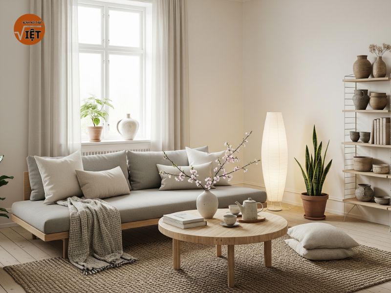 Xu hướng thiết kế phong cách nội thất japandi tại Việt Nam