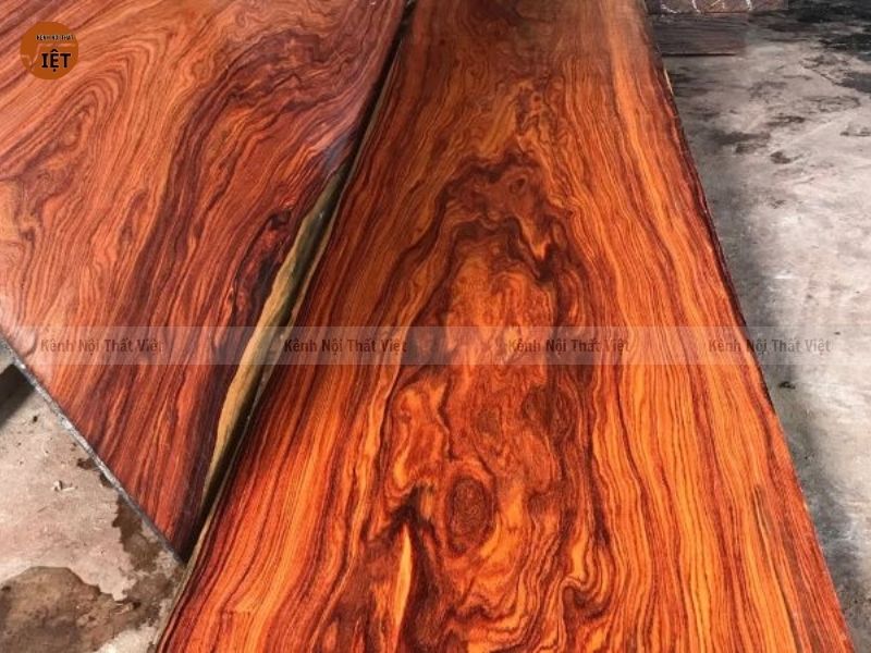 Gỗ cẩm lai được dùng làm bàn ghế và các món đồ nội thất cao cấp