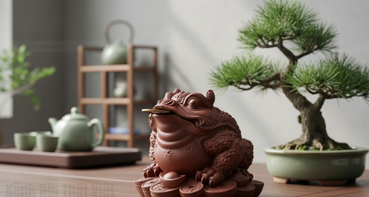 Thiềm Thừ phong thủy – Linh vật chiêu tài lộc cho gia chủ | Kênh Nội Thất Việt