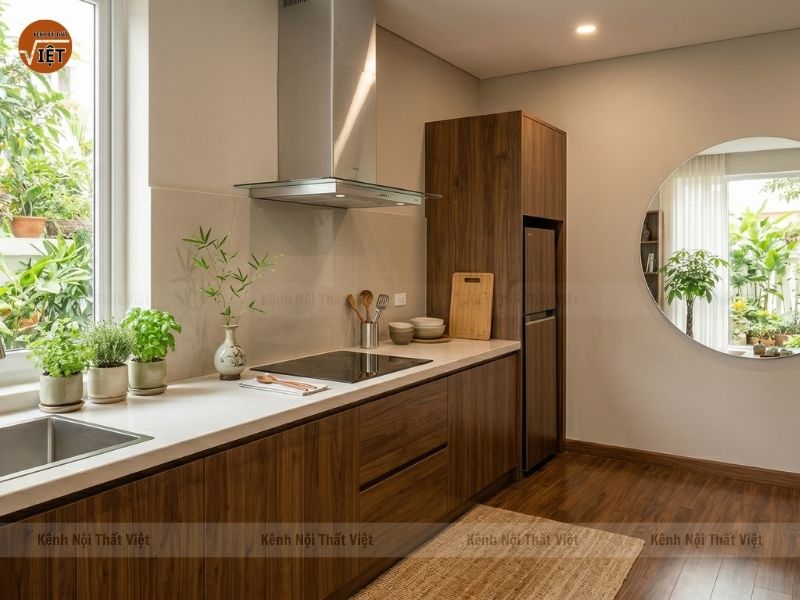 trang trí phòng bếp chuẩn phong thủy