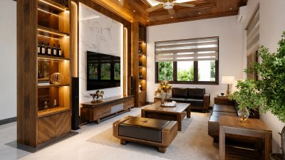 Review thiết kế thi công nội thất tại mekongwood