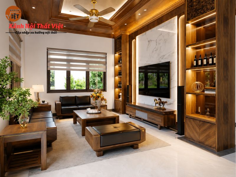 Hình ảnh mẫu thiết kế nội thất tại MekongWood