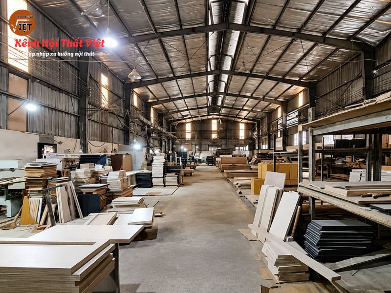 Xưởng thi công sản xuất nội thất tại Mekongwood